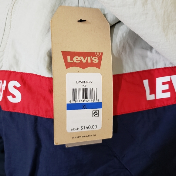 Levi's Retro Color Block Popover Jacket Men's Size XL NWT - Picture 7 of 14